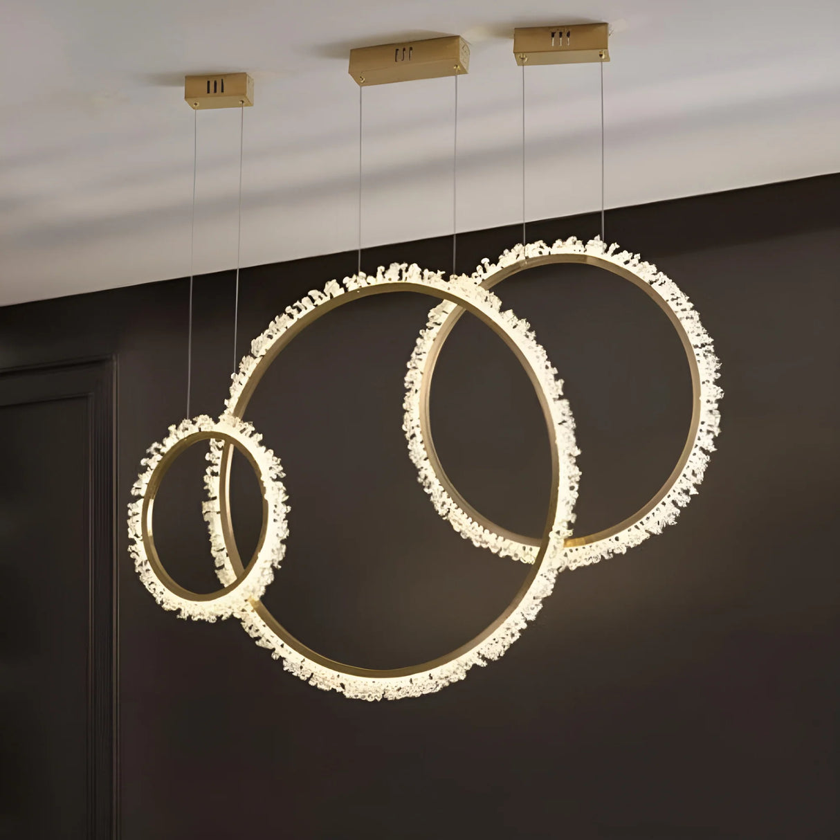 Circle Crystal Chandelier