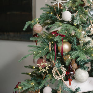 Beaded Snowflake and Star Christmas Ornaments