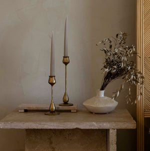 Cojio Footed Travertine Tray