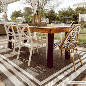 Coonamble Bordered Antrasit Rug