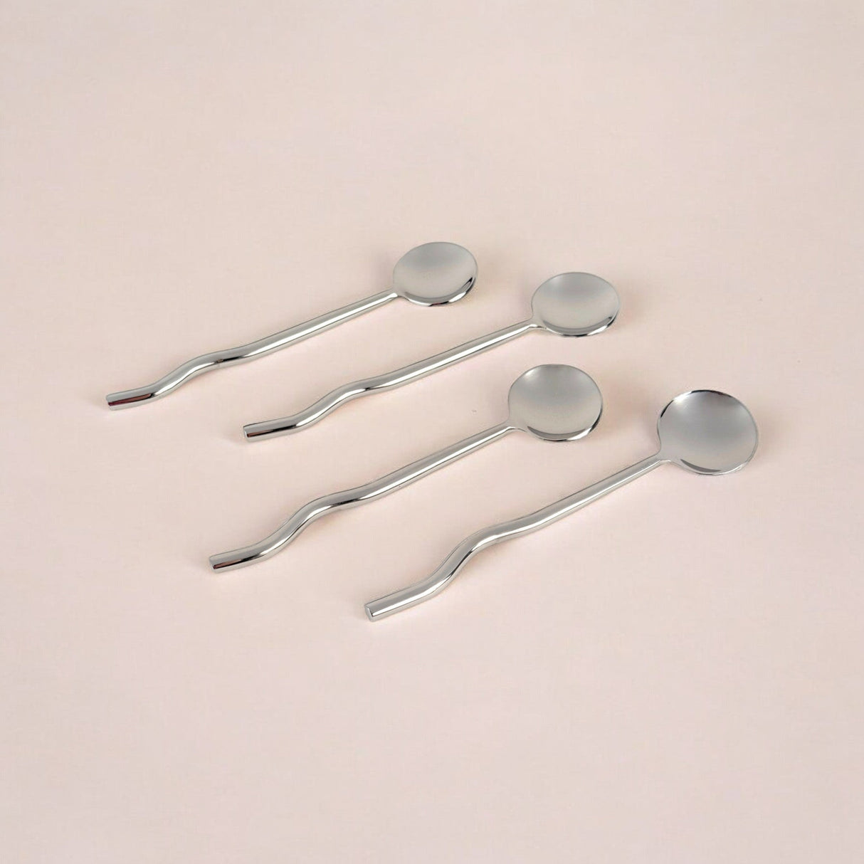 Nadia Spoon Steel (Set of 4) by MESO