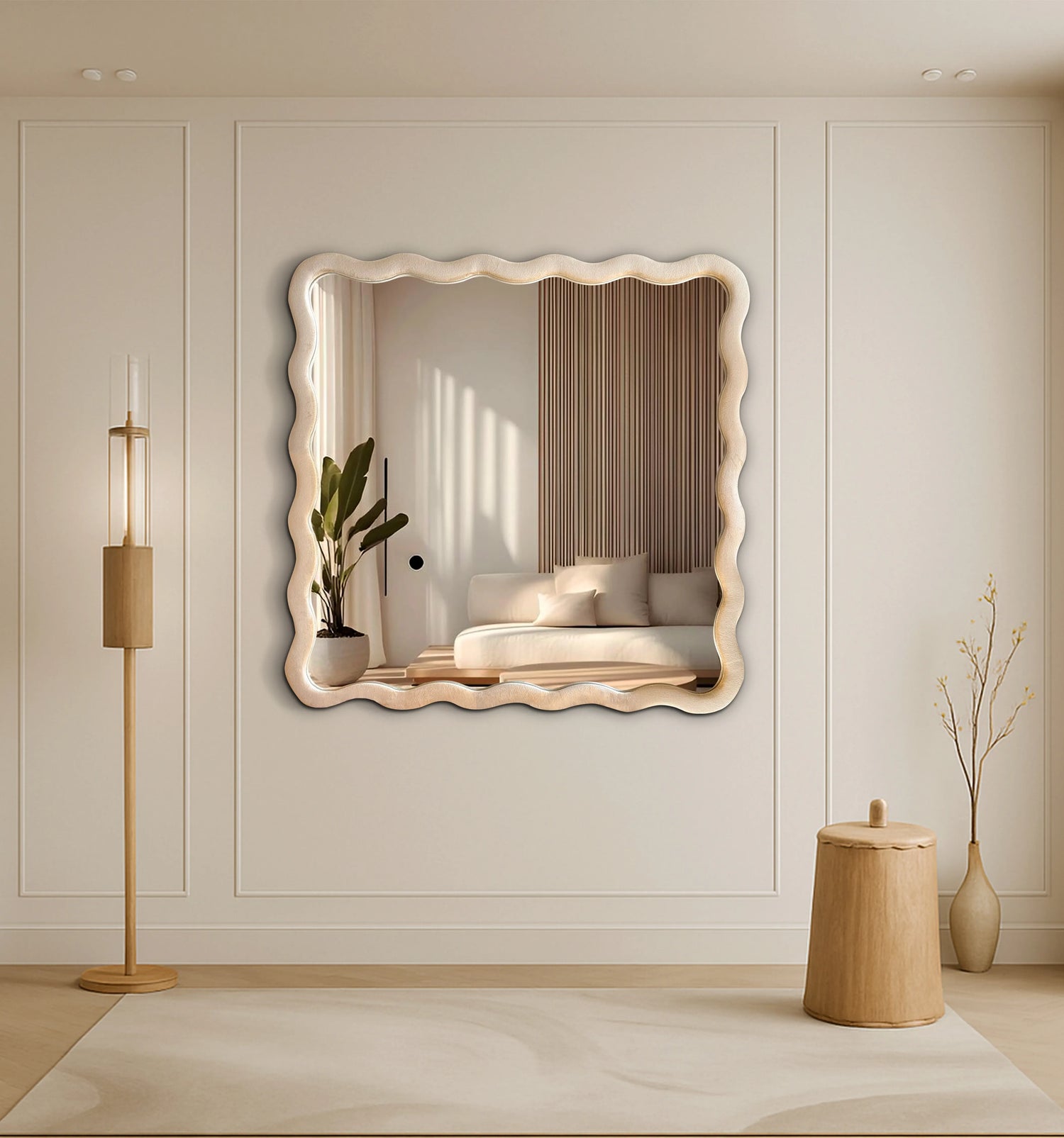 Velvet Wave Mirror