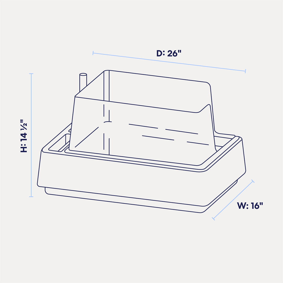 Cove Litter Box