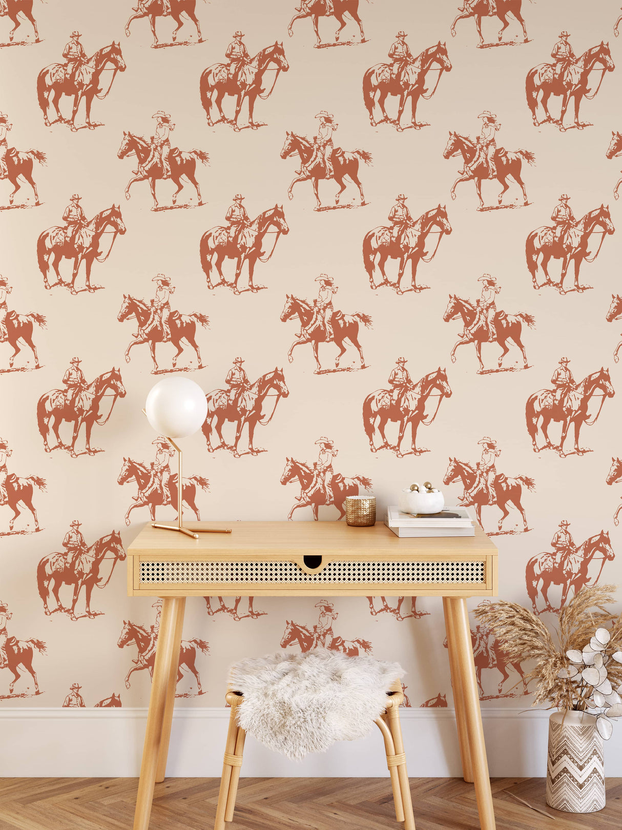 Vintage Western Cowboy Wallpaper