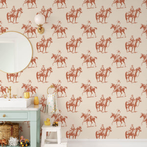 Vintage Western Cowboy Wallpaper