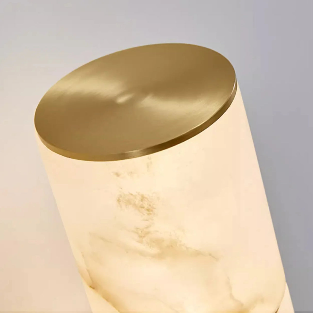 Creative Alabaster Cylindrical Wall Lamp