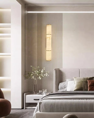 Creative Alabaster Cylindrical Wall Lamp