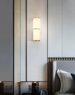 Creative Alabaster Cylindrical Wall Lamp