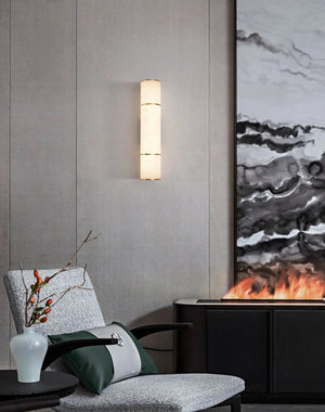 Creative Alabaster Cylindrical Wall Lamp