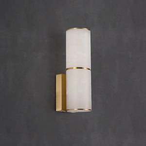 Creative Alabaster Cylindrical Wall Lamp