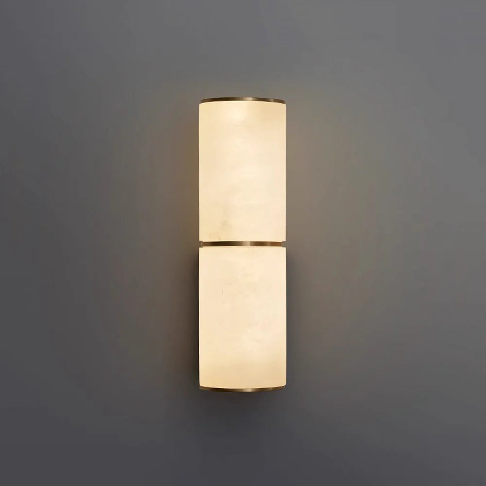 Creative Alabaster Cylindrical Wall Lamp
