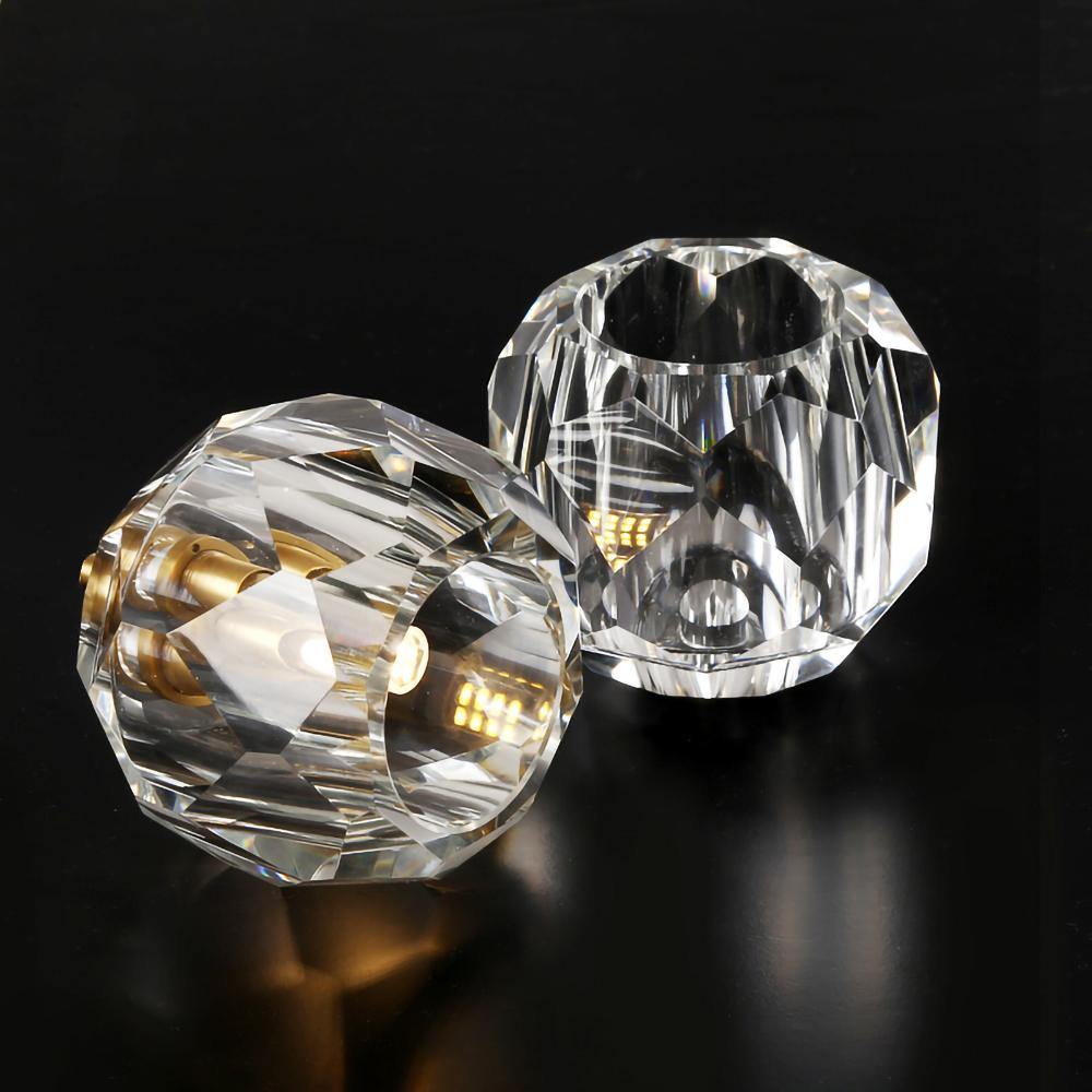Crystal Ball Linear Round Chandelier