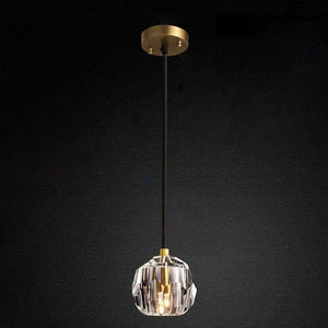 Crystal Ball Linear Round Chandelier