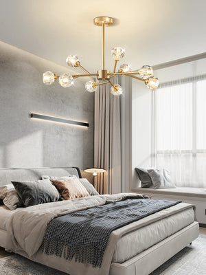 Crystal Ball Round Cluster Chandelier