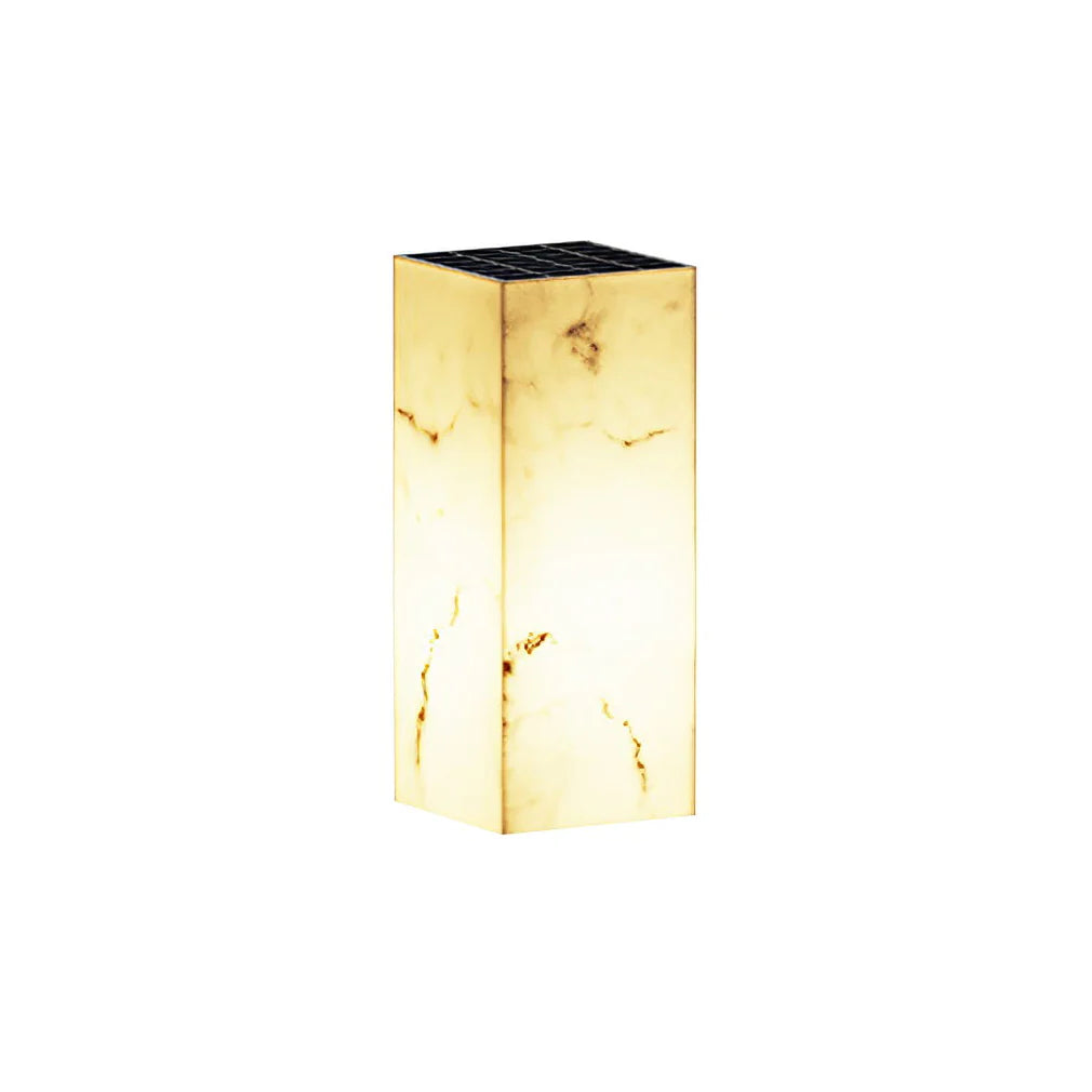 Cube Imitation Marble Landing Outdoor Light