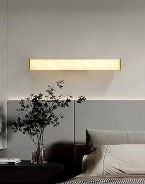 Cuboid Alabaster Wall Light