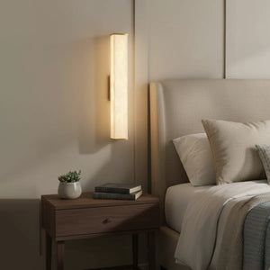 Cuboid Alabaster Wall Light