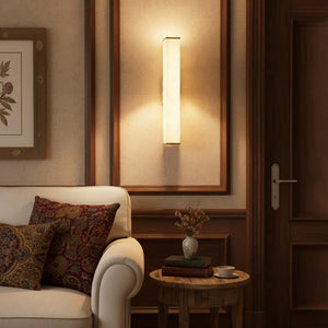 Cuboid Alabaster Wall Light