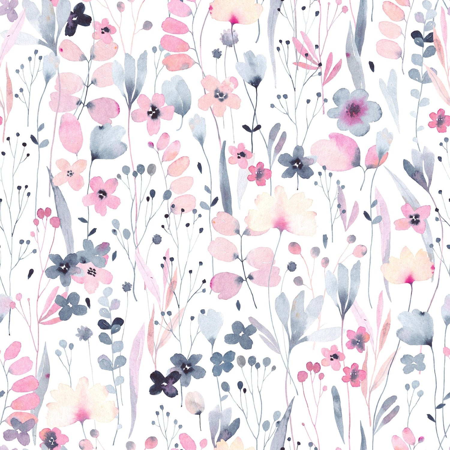 Meadow Wildflower Wallpaper