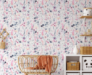 Meadow Wildflower Wallpaper