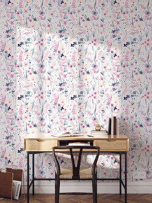 Meadow Wildflower Wallpaper
