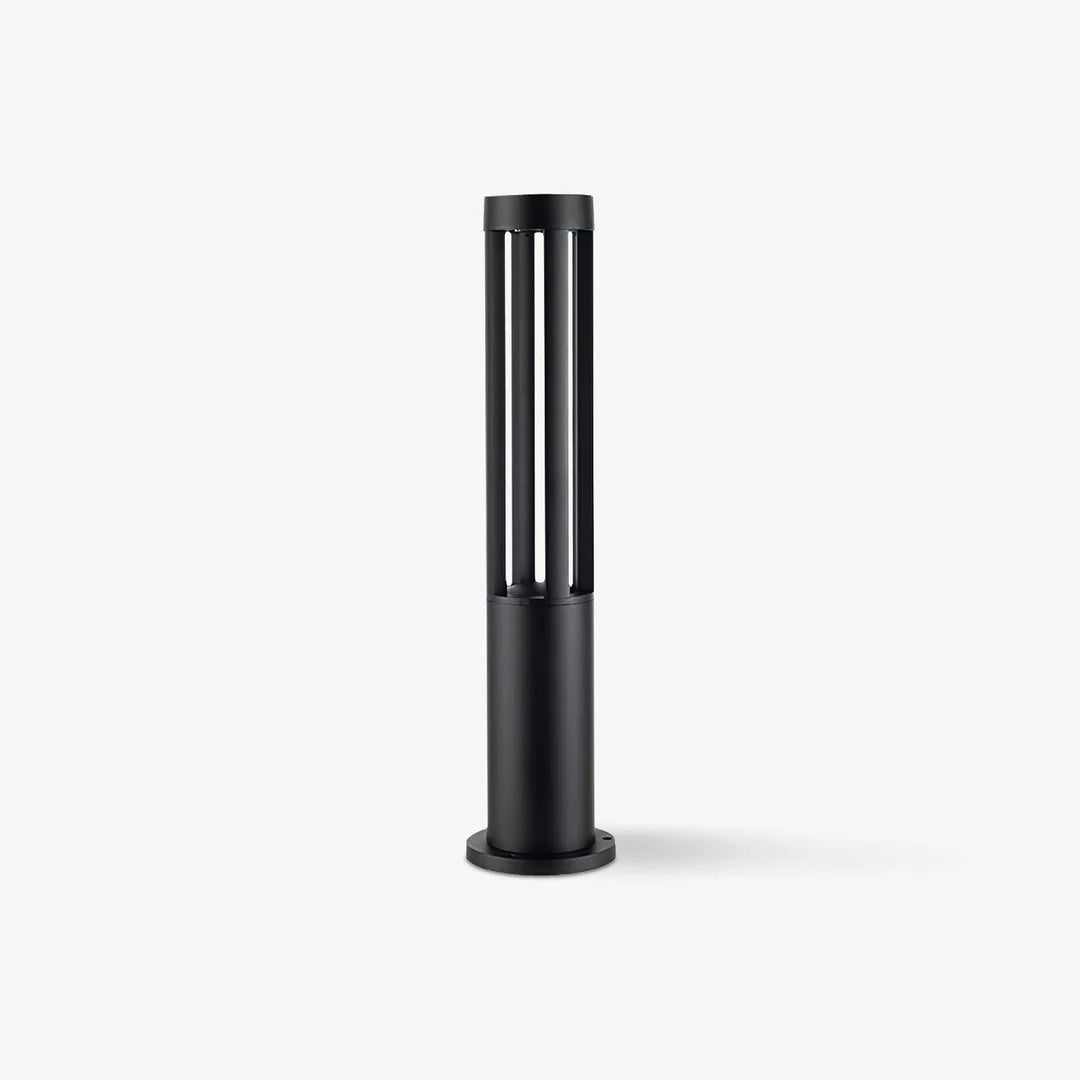 Cylindrical Black Garden Outdoor Light