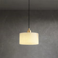 Cylindrical Alabaster Pendant Light