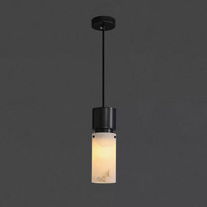 Cylindrical Alabaster Pendant lamp