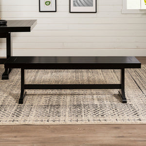 Millwright Solid Wood Dining Bench
