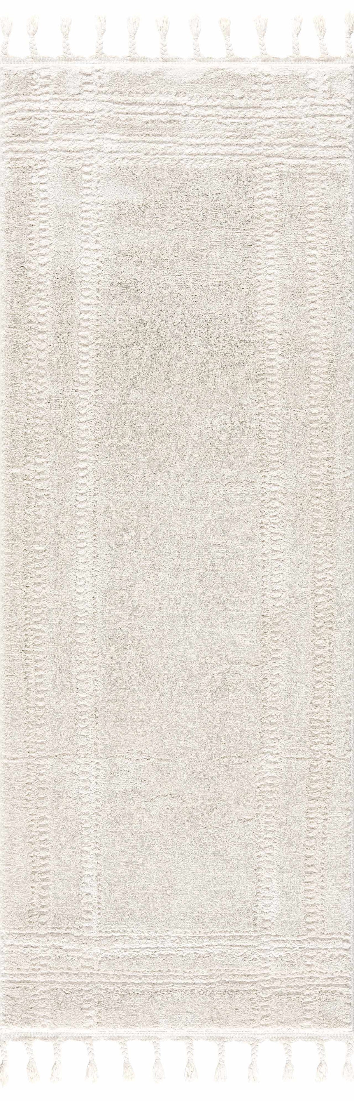 Ryuu Ivory Carved Area Rug