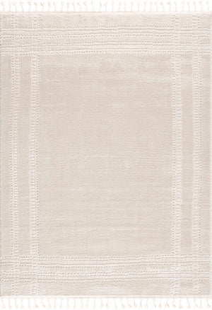 Ryuu Ivory Carved Area Rug