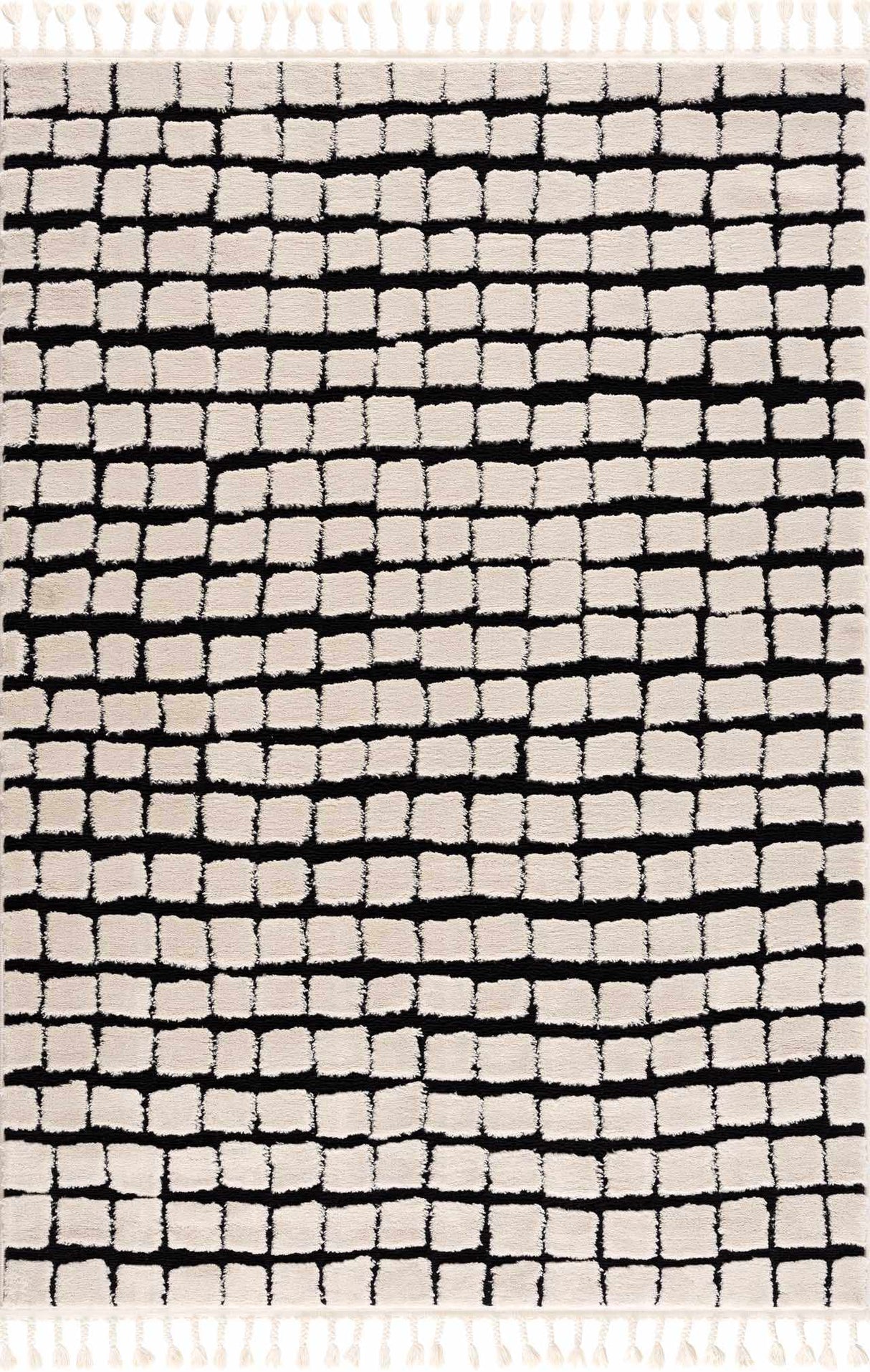 Teshi Plush Grid Area Rug - Promo