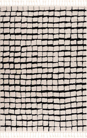 Teshi Plush Grid Area Rug - Promo