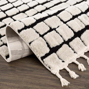 Teshi Plush Grid Area Rug - Promo