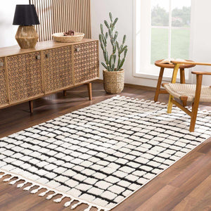 Teshi Plush Grid Area Rug - Promo