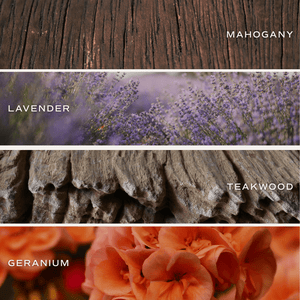 Driftwood and Mahogany Soy Candle - Amber Jar - 9 oz