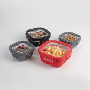 Glass Containers + Lids Set