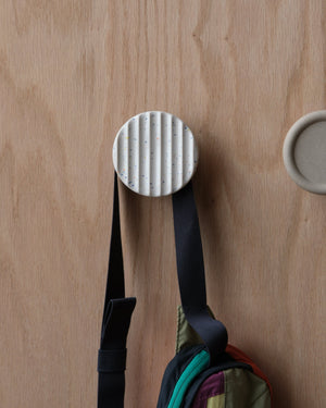 Sequence coat hook - Fluted
