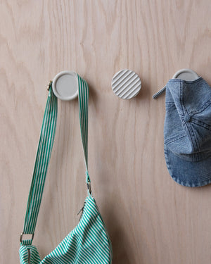 Sequence coat hook - Fluted
