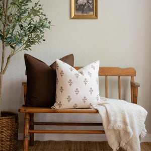 Gávea Solid Color Pillow Cover | Brown