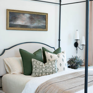 Gávea Solid Color Pillow Cover | Olive Green