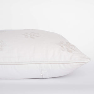 Arden Embroidered Pillow Cover | Natural