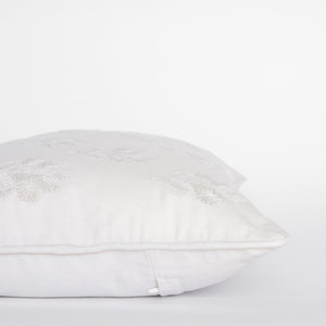 Arden Embroidered Pillow Cover | Natural | Lumbar