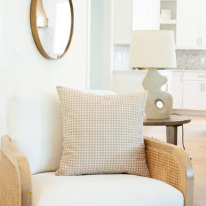 Catalina Pillow Cover | Light Brown