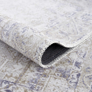 Rosman Olive Washable Area Rug