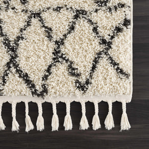 Emlenton Berber Shag with Tassels - Clearance