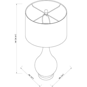 Rechberg Traditional Table Lamp