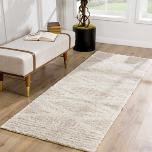 Trunding Plush Area Rug in Light Beige