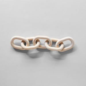 Pale Wood Chain, Large Link
