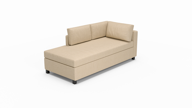Del Rose | Left Sofa Bumper | 80" | Latex | Eco-Friendly | STYLNN®️